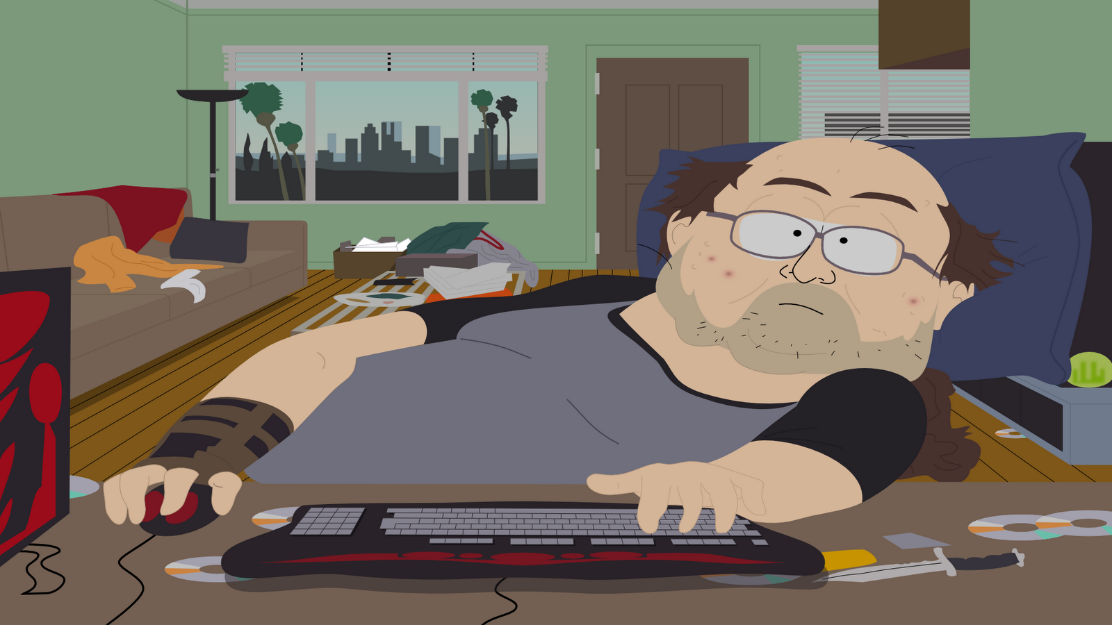 worlds first player unlocks world warcraft achievements wallpaper of south park