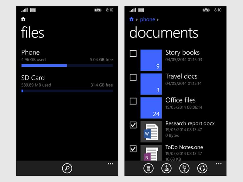 microsoft releases files app windows phone 8 1