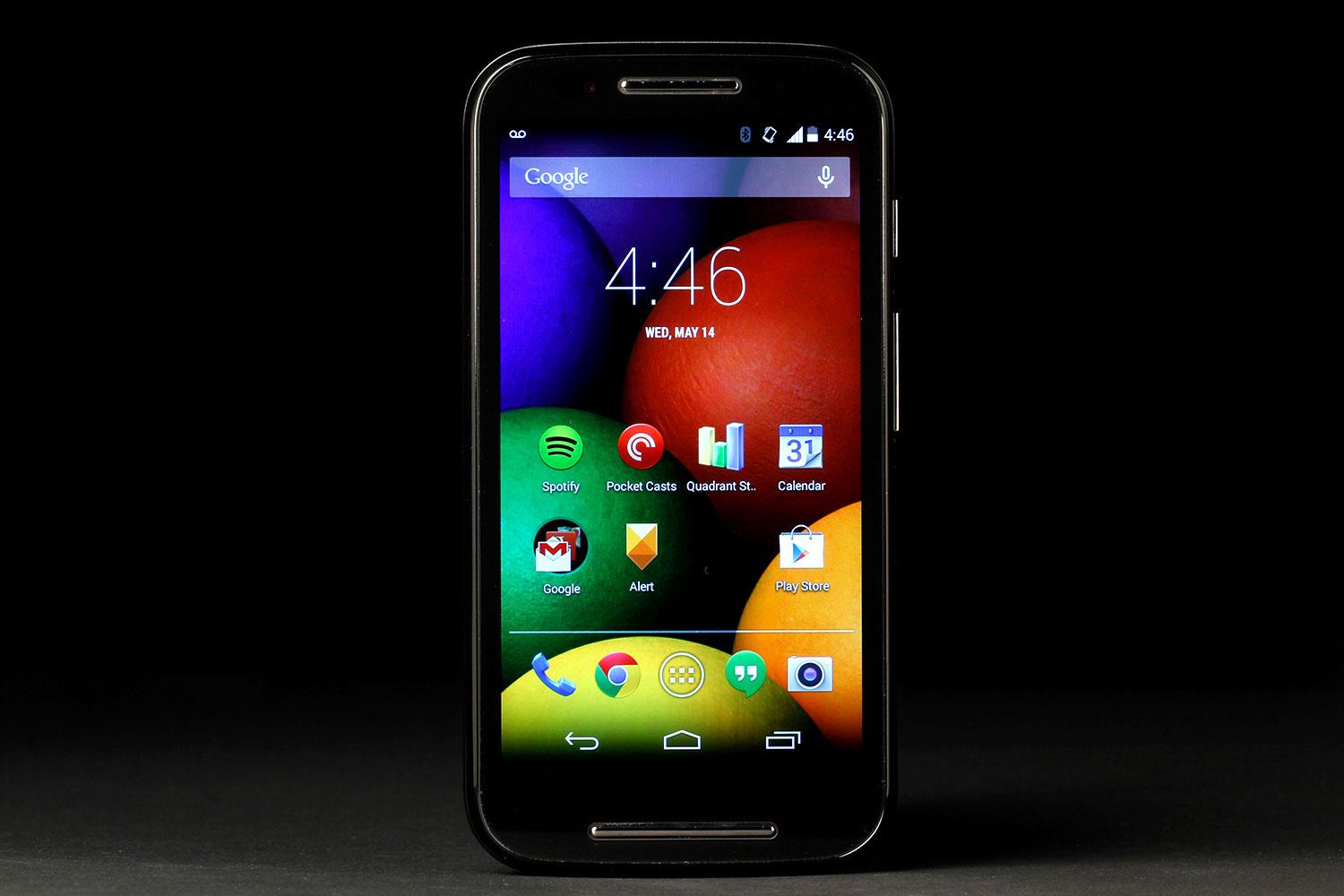 Motorola Moto E front home