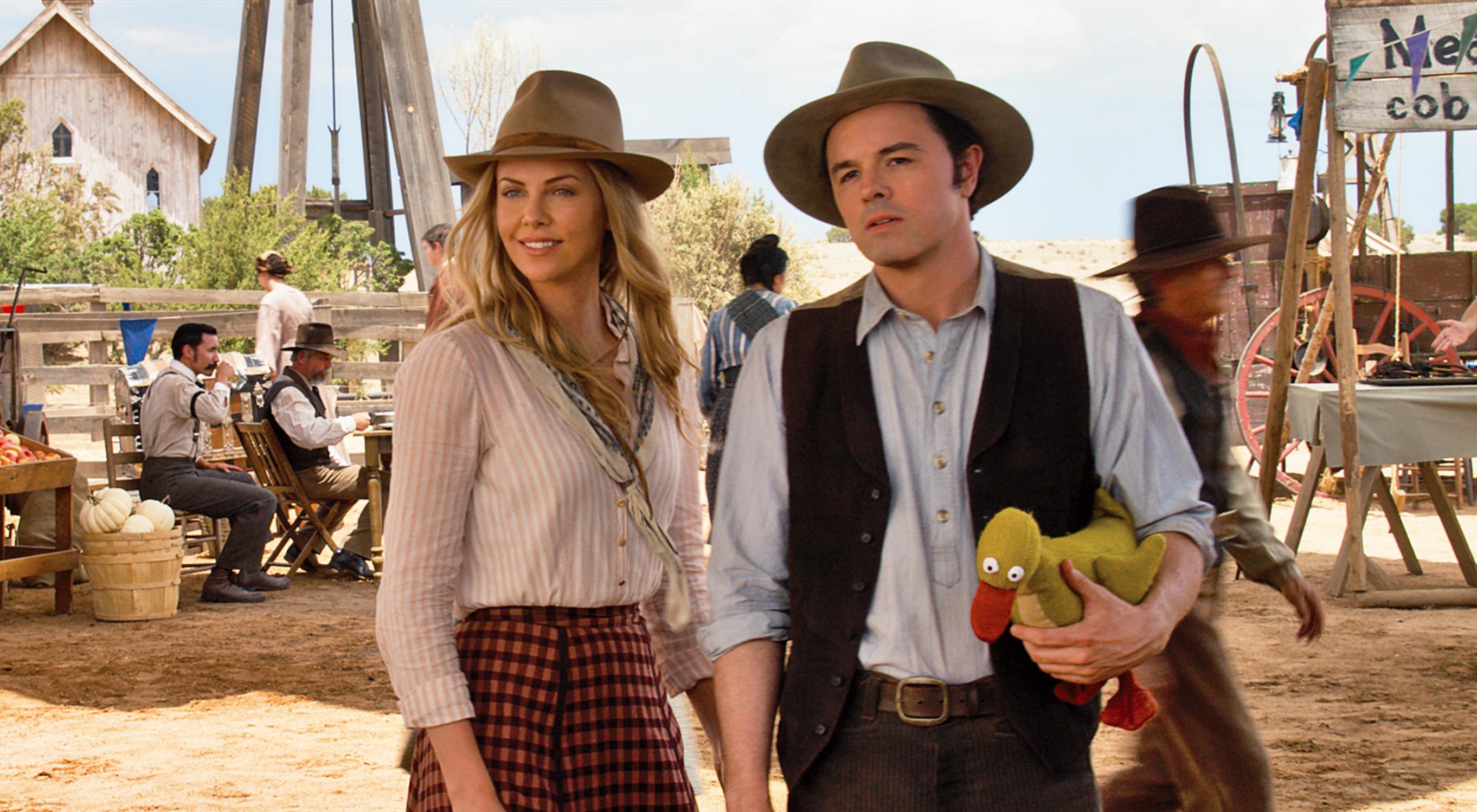 wild west gets raunchy new trailer seth macfarlanes million ways die a to in the