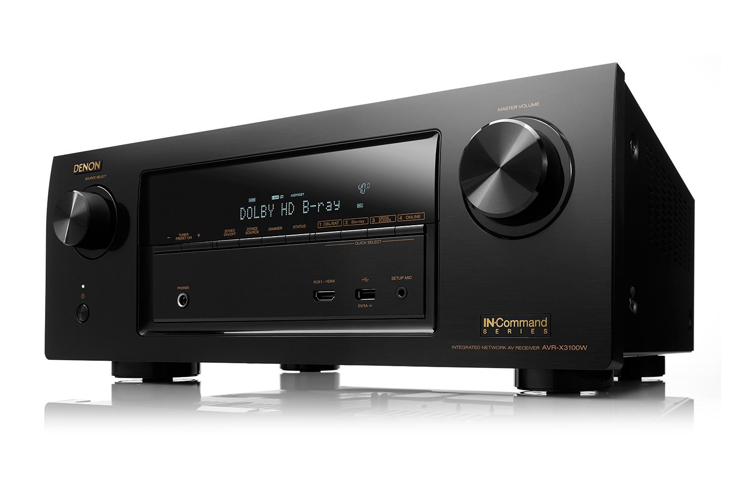 denon unveils three new receivers command series de avrx3100w e3 bk ot bg001 hi