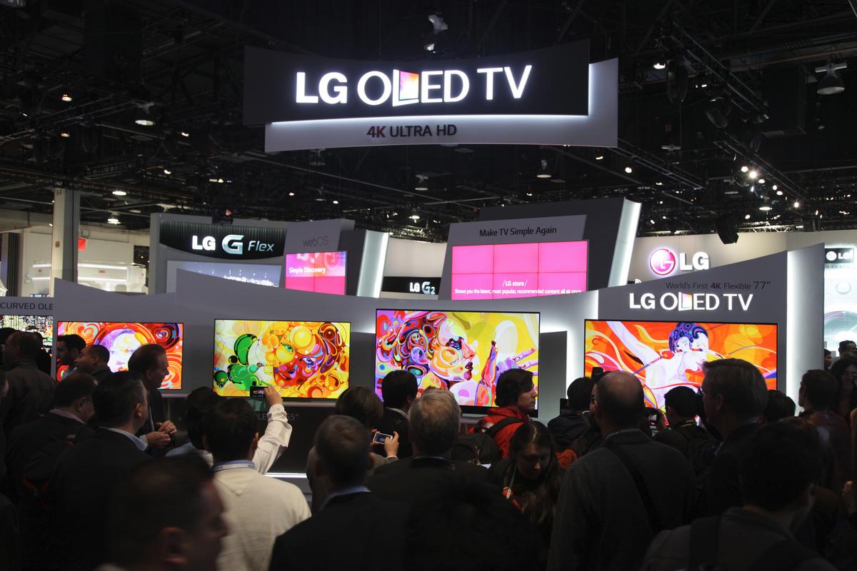 oled tvs arent dead lg tv ces 2014 show