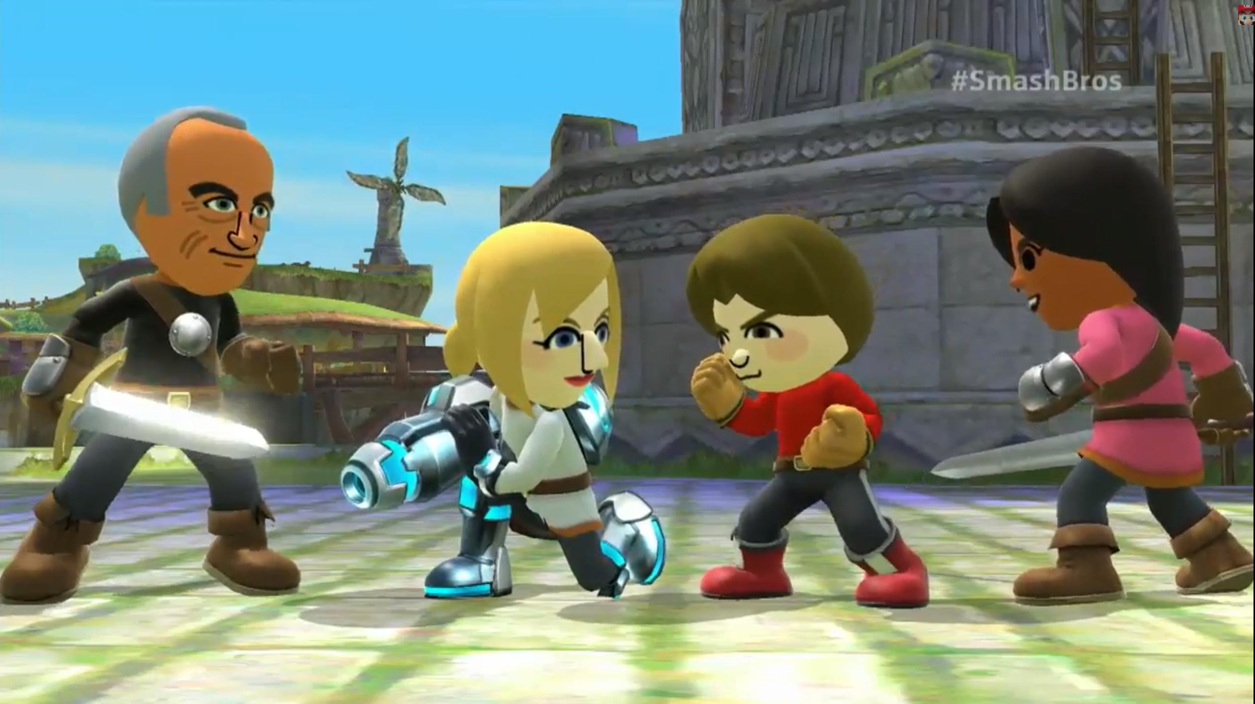 mii fighters and amiibos coming to smash bros fighter