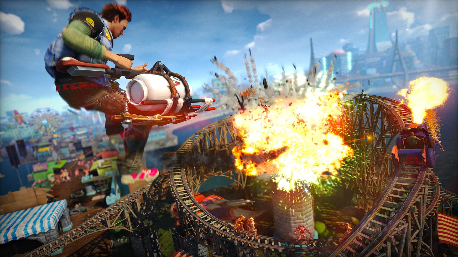 sunset overdrive season pass announced e3 propain launcher