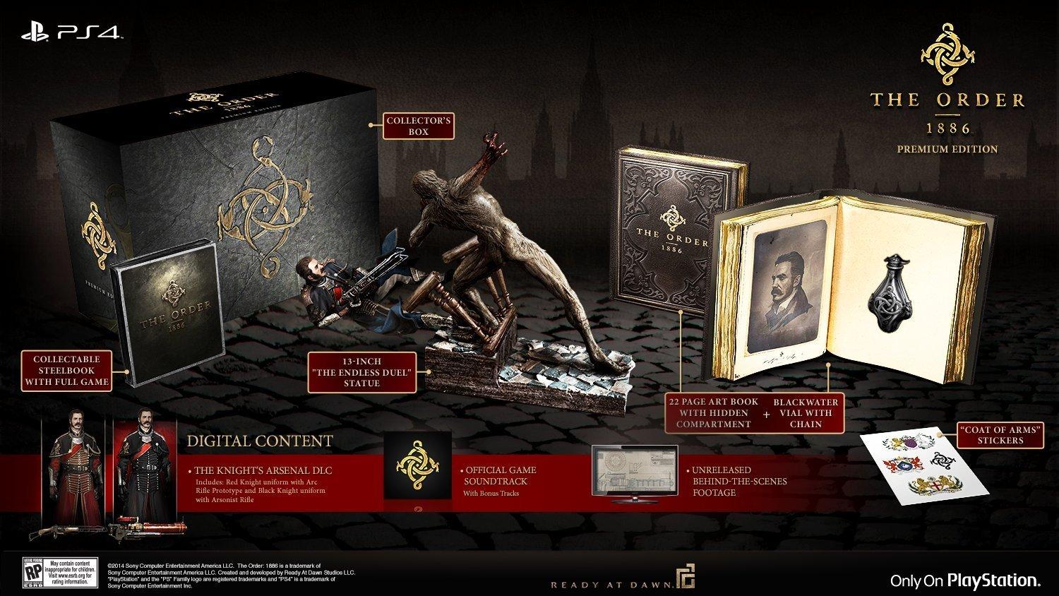 amazon reveals premium collectors editions order 1886 the edition