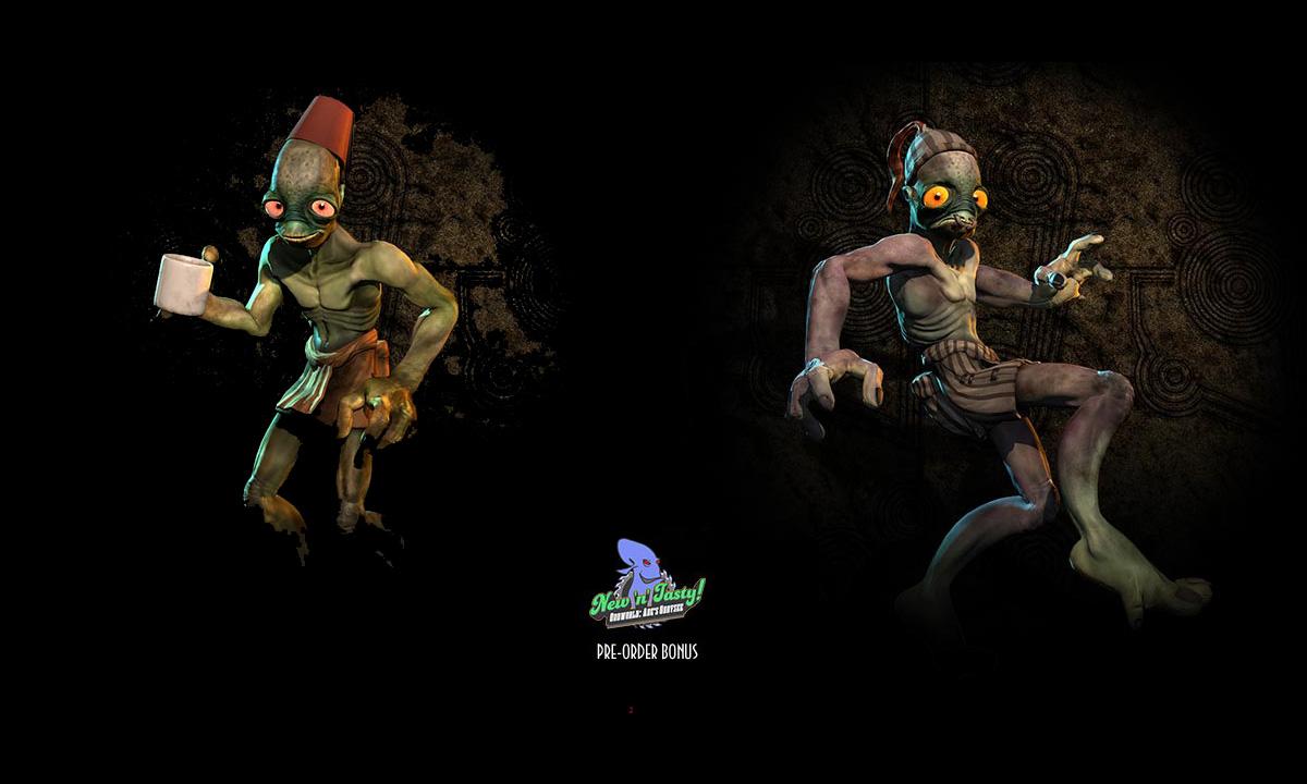 abes oddysee remake offering new n tasty dlc abe s preorder