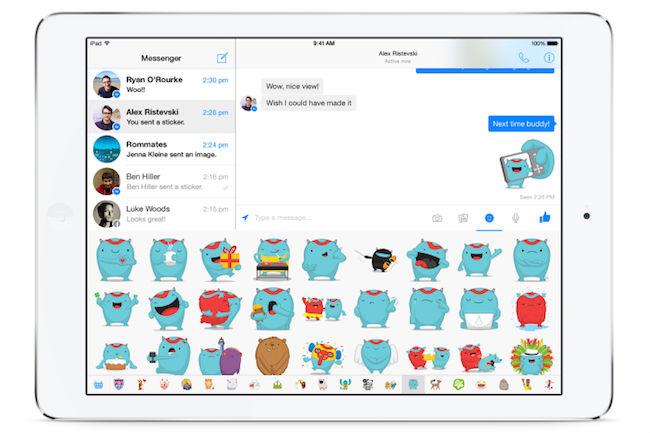 facebook messengeroptimized for ipad messenger app