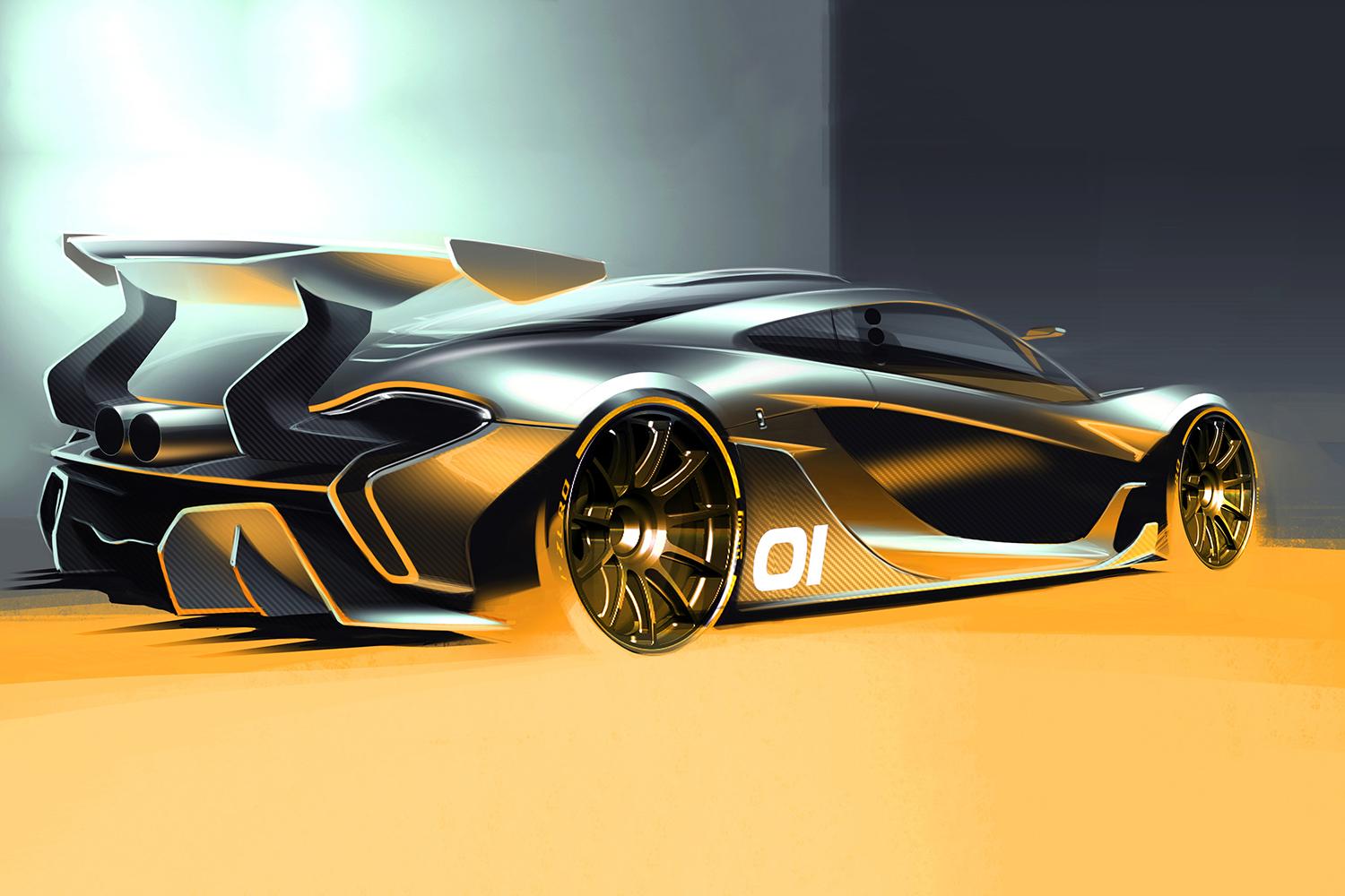 McLaren P1 GTR design concept