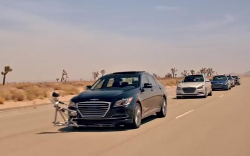 2015 Hyundai Genesis "Empty Car Convoy"