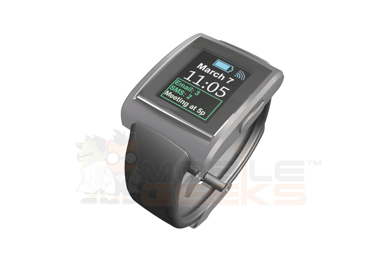 pebble smartwatch color display image leak