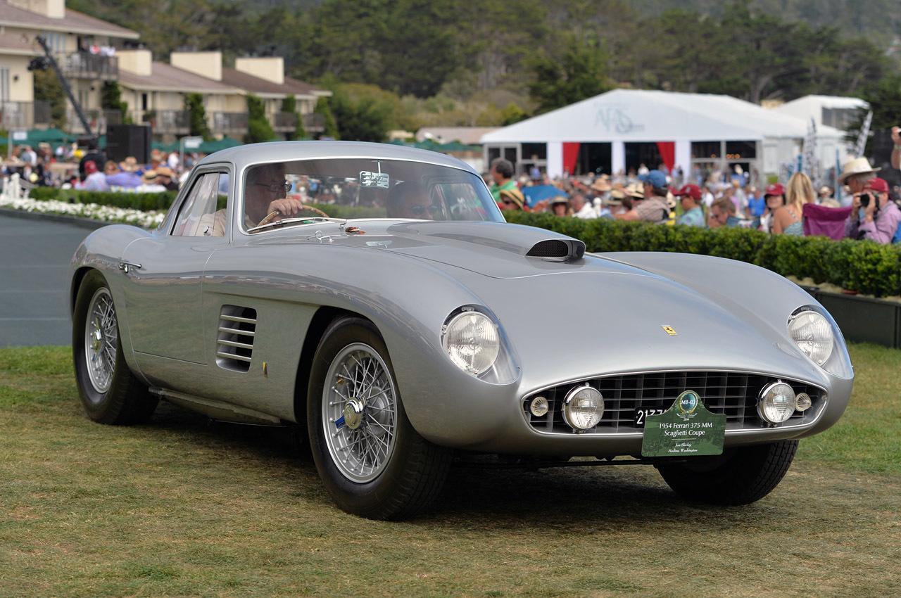 former microsoft presidents 1954 ferrari 375 mm named best show 2014 pebble beach concours