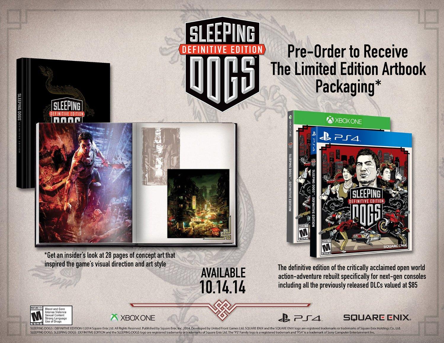 sleeping dogs definitive edition coming xbox one playstation 4 october