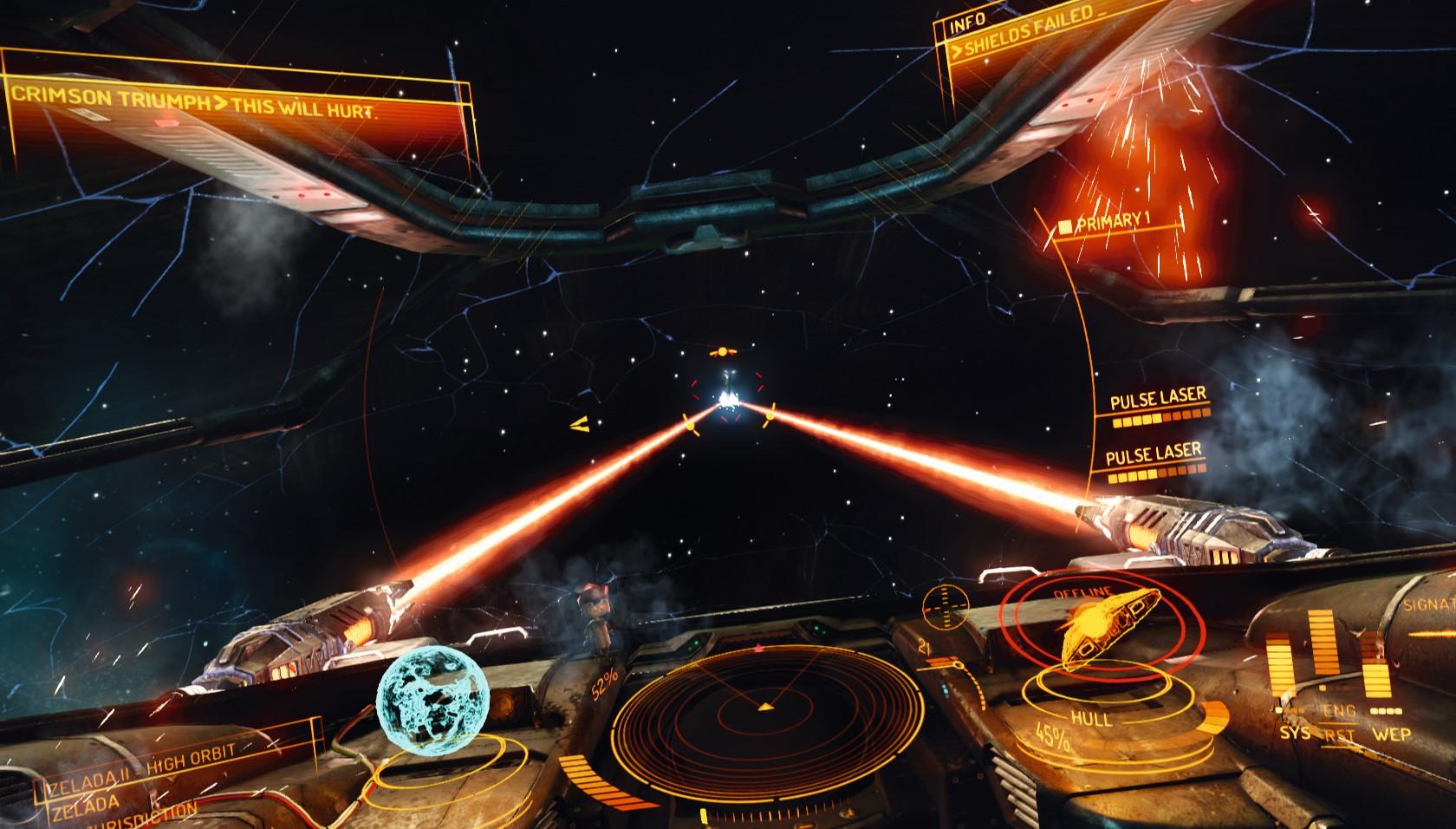 elite dangerous launch trailer flies danger zone