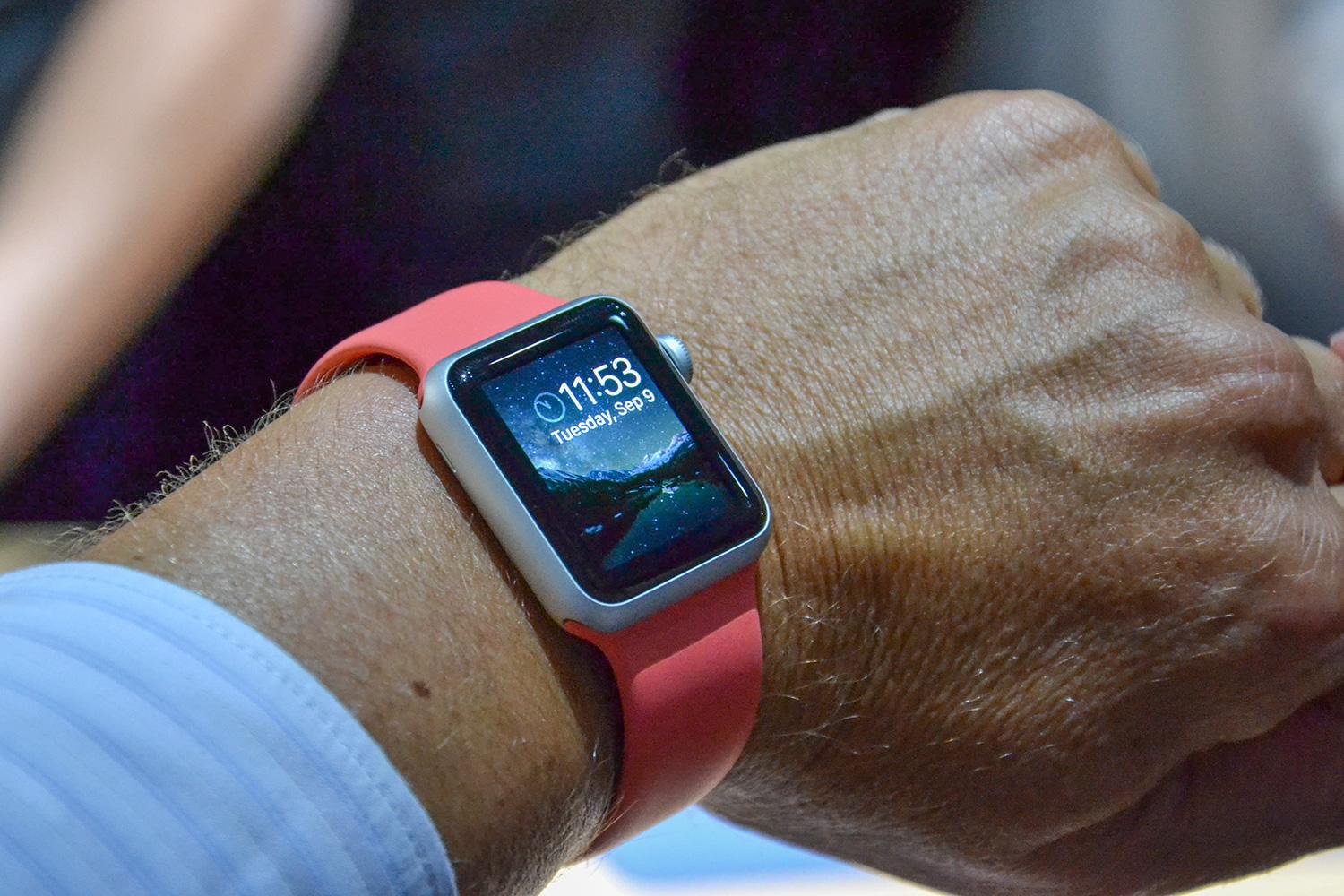 Apple Watch hands on 8