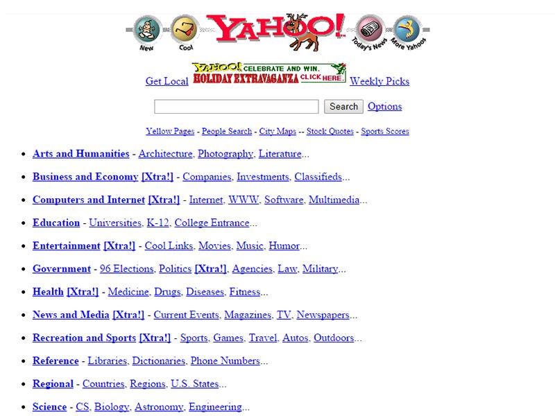 yahoo shutting original directory portal old