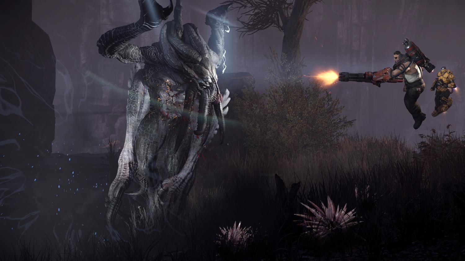 evolve devs talk asymmetric multiplayer big alpha new video 2k e3 screenshot 03