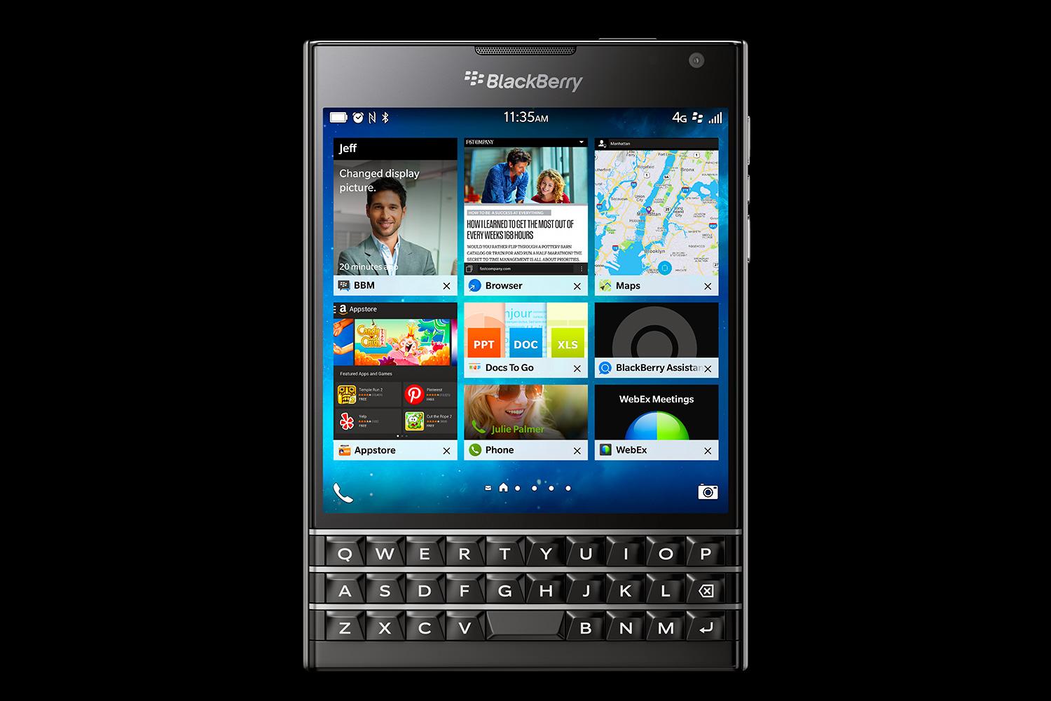 BlackBerry Passport black front