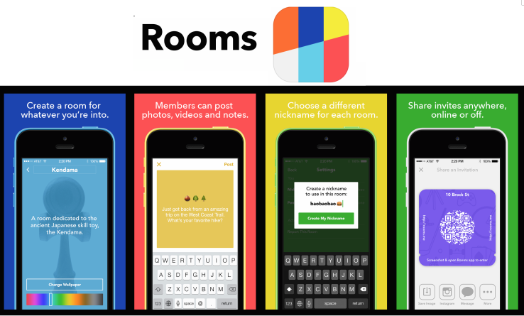 facebook launches rooms ios anonymous chatroom app