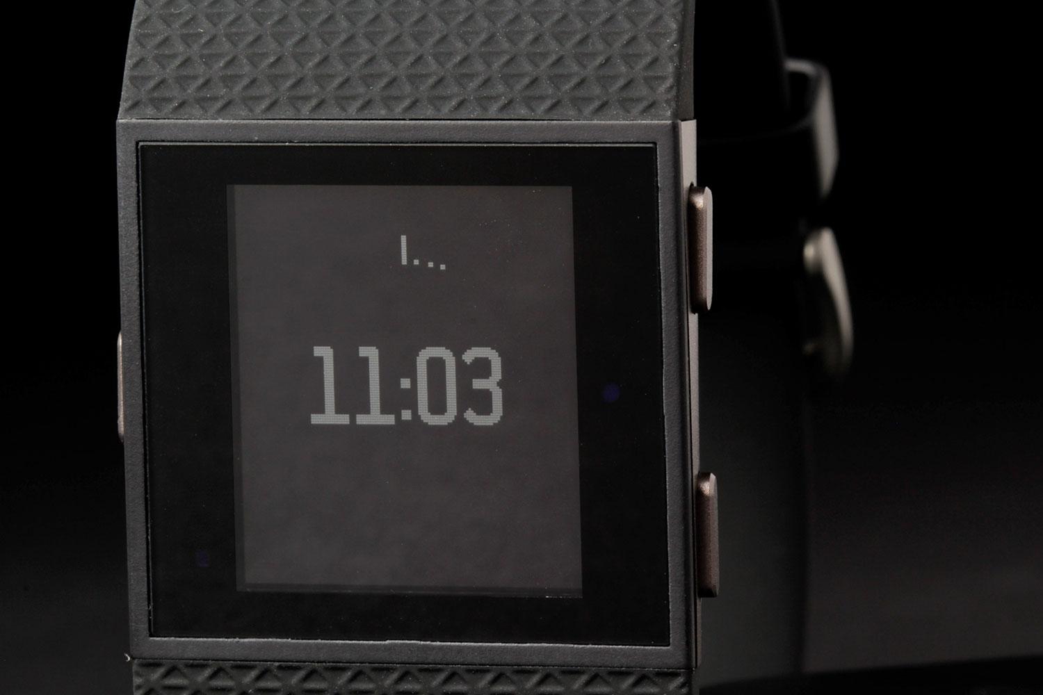 FitBit Surge clock