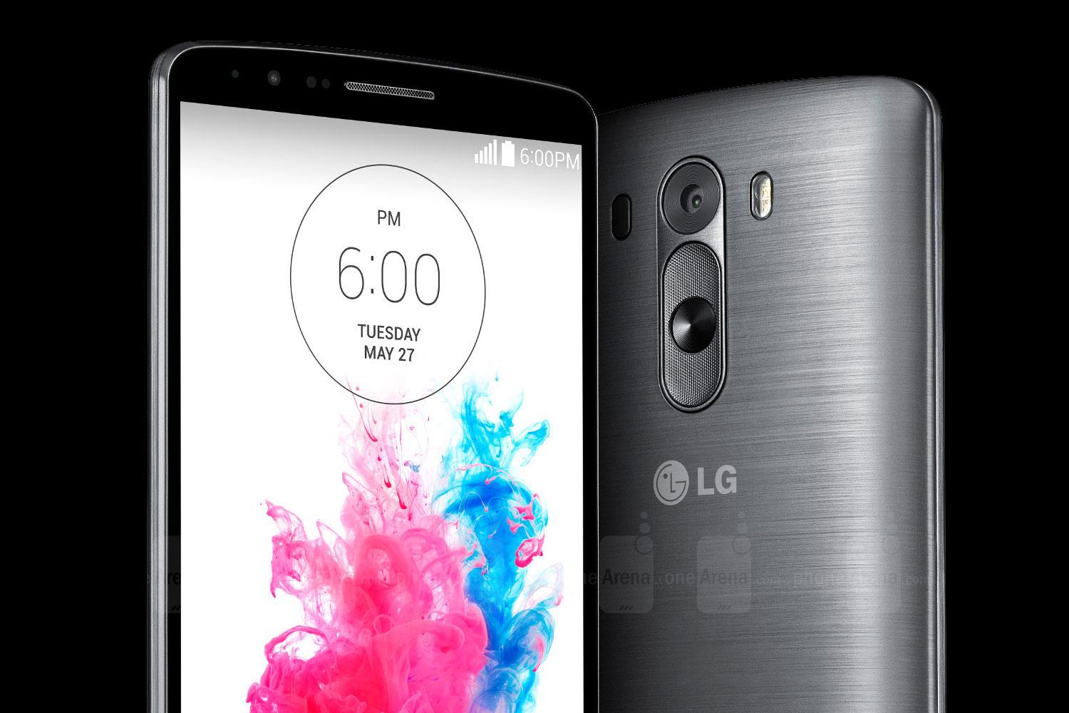 LG G3 top