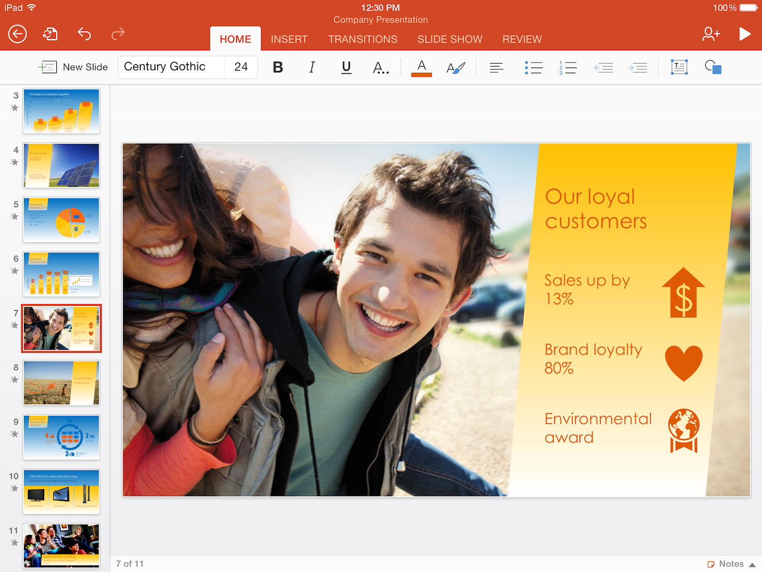 microsoft free ios apps powerpoint for ipad hero