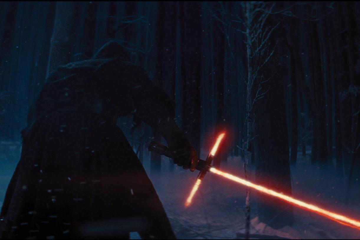 watch stephen colbert slice star wars lightsaber controversy force awakens teaser  7