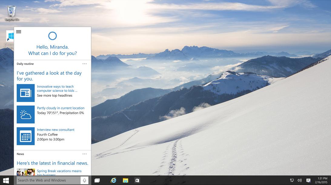 get know cortana windows 10 guide