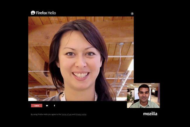 say hello to firefox a built in browser skype contender