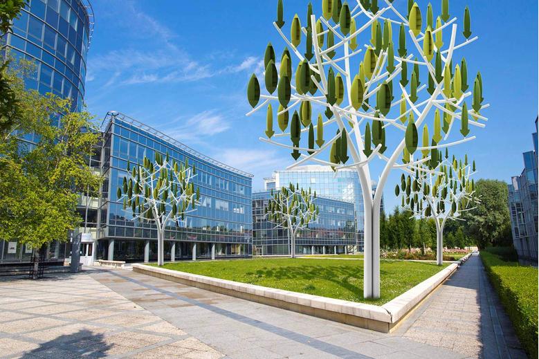 newwinds arbre a vent is wind turbine designed for cities newwind tree