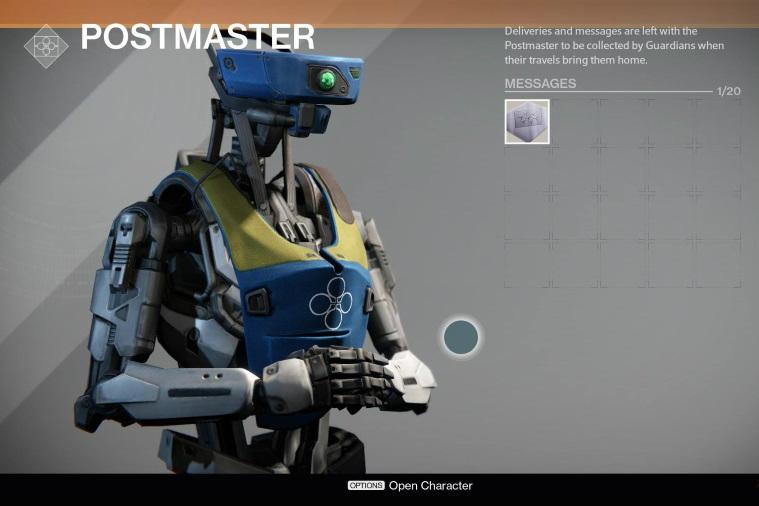 bungie gift destiny players free legendary item postmaster