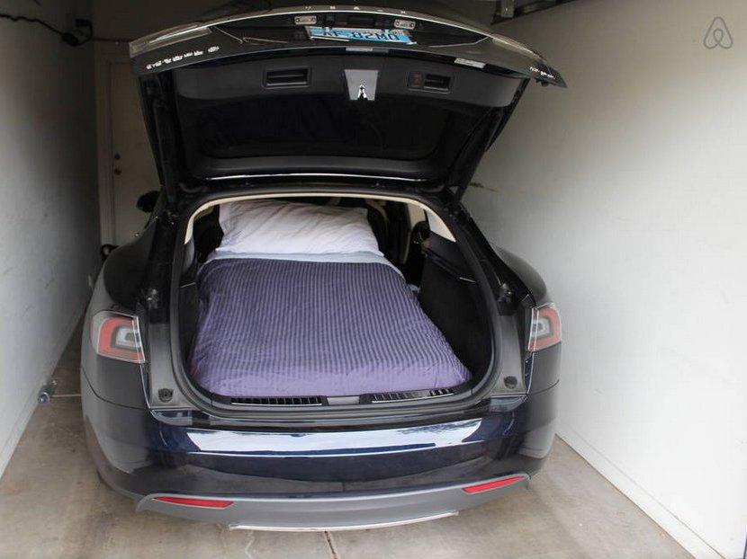 Tesla Model S on Airbnb