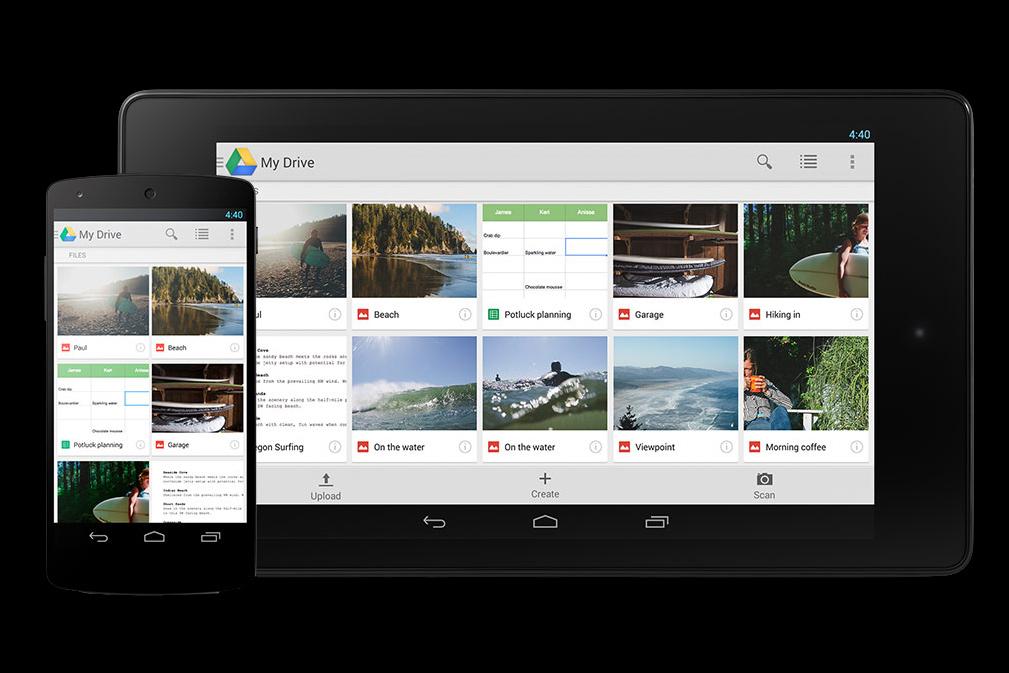 google nearline cloud based storage drive mobile