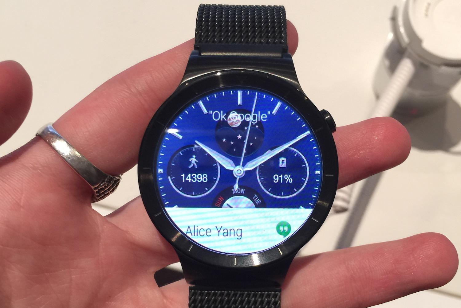 huawei android wear customization watch