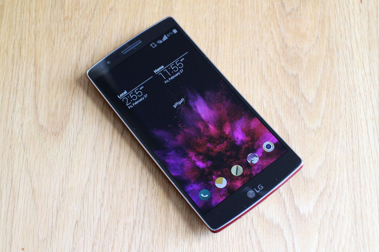 LG G Flex2 front angle