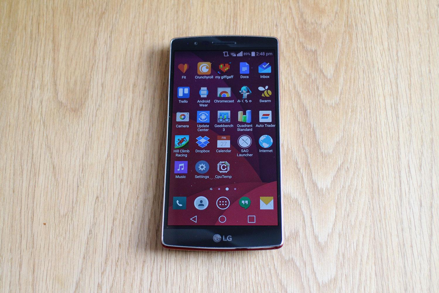 LG G Flex2 home screen