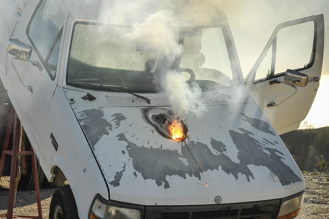 Lockheed Martin laser truck