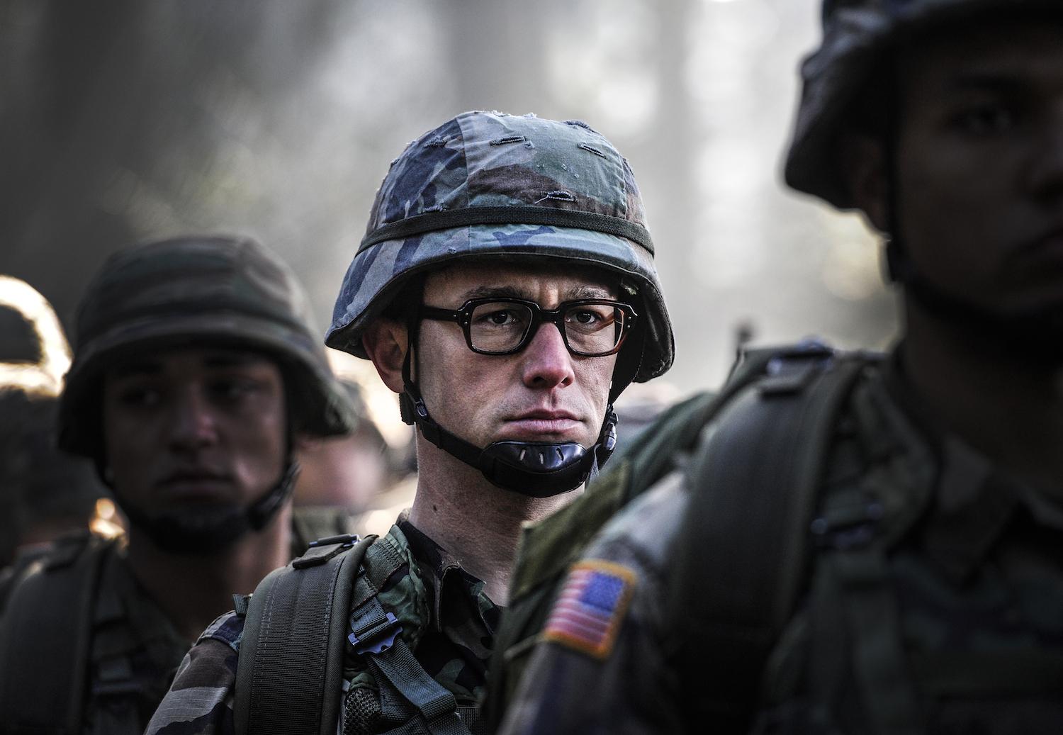 edward snowden joseph gordon levitt photo oliver stone