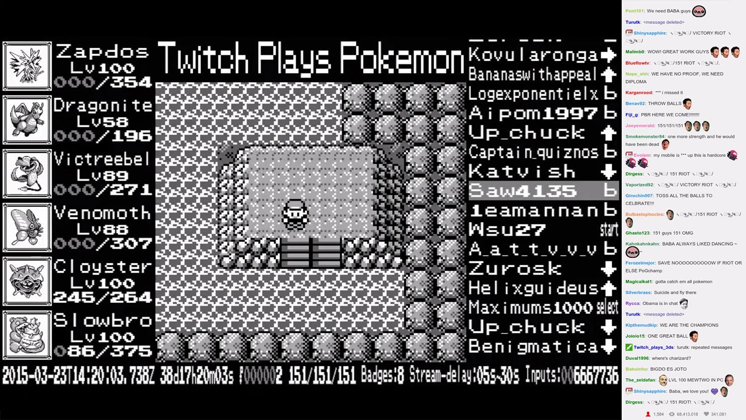 twitch plays pokemon caught them all