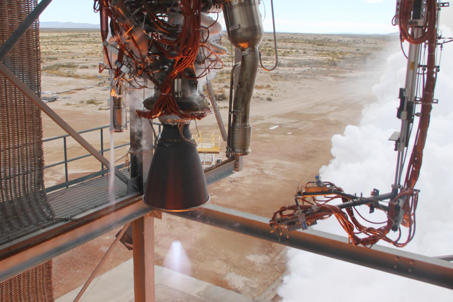 Blue Origin BE-3 Rocket Test