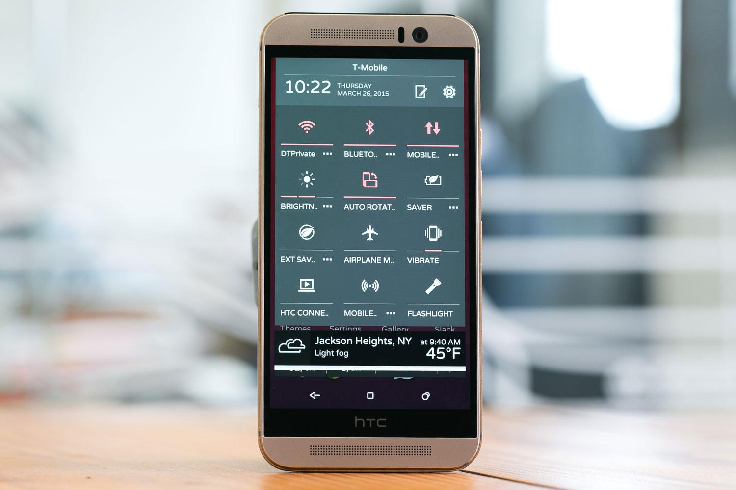 HTC One M9 settings