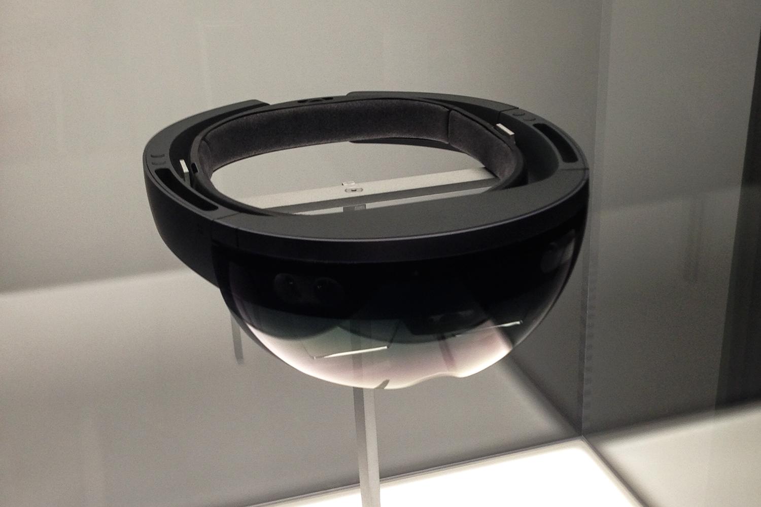 Microsoft HoloLens top angle