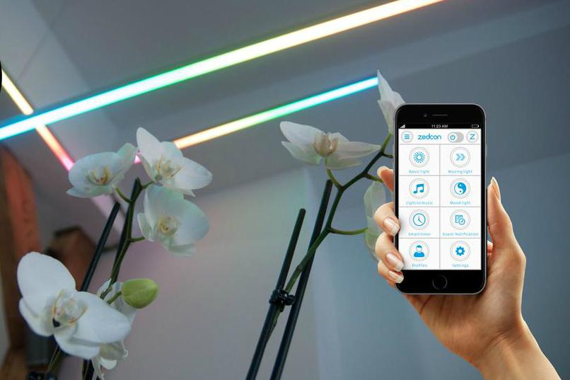 zedcon is a strip of led lights that operate independently app