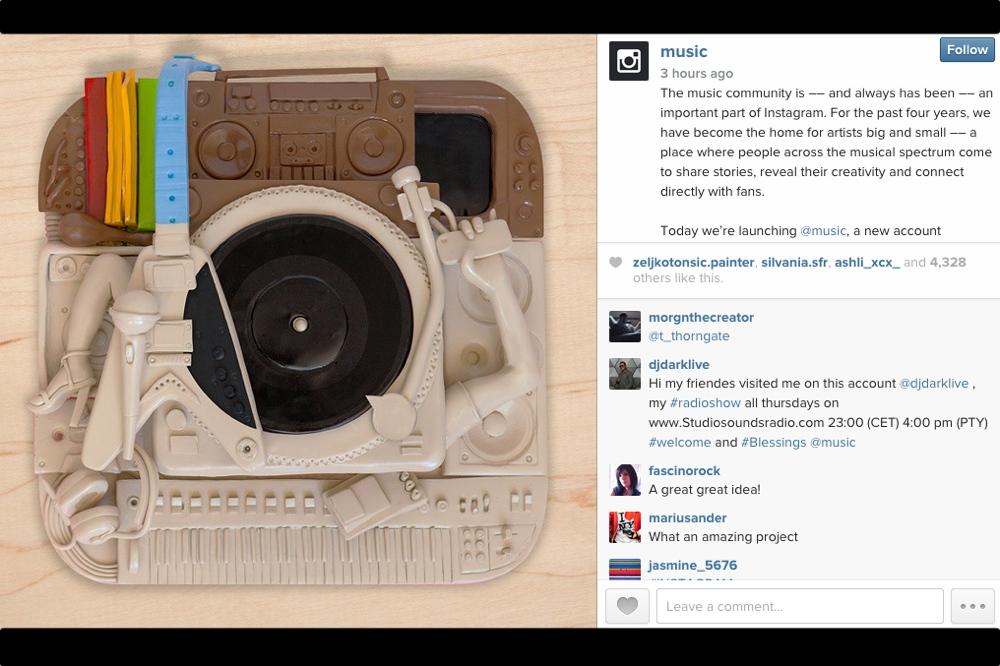 instagram launches music a community for musicians and fans