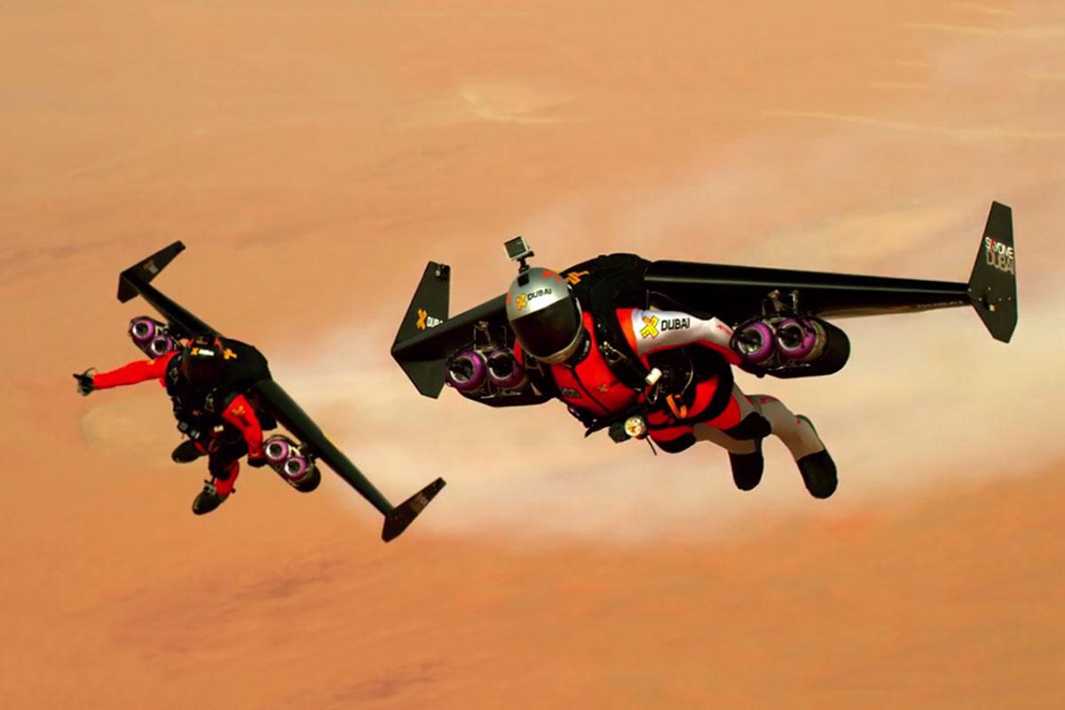 Jetman dubai desert