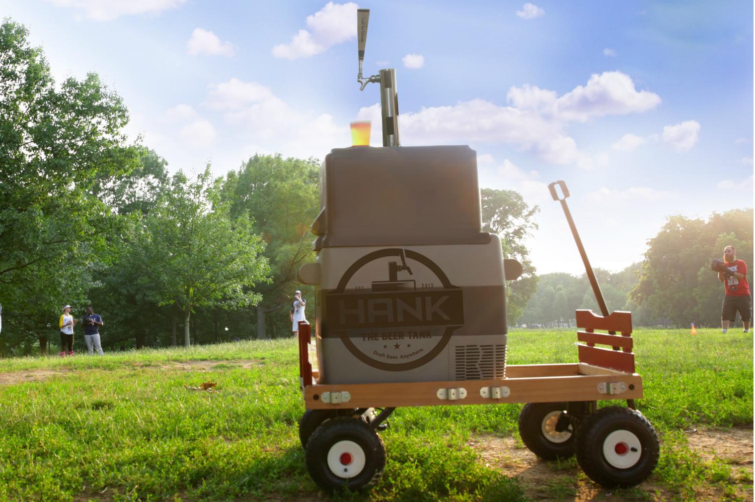 hank the beer tank portable keg