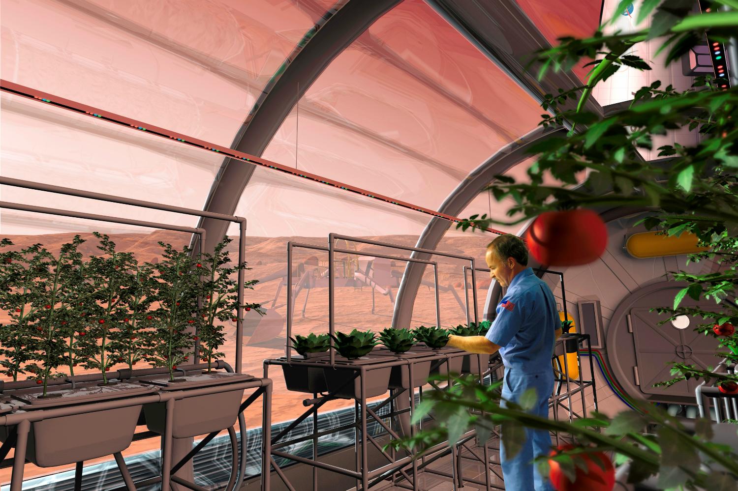 potatoes on mars rendering of life habitat