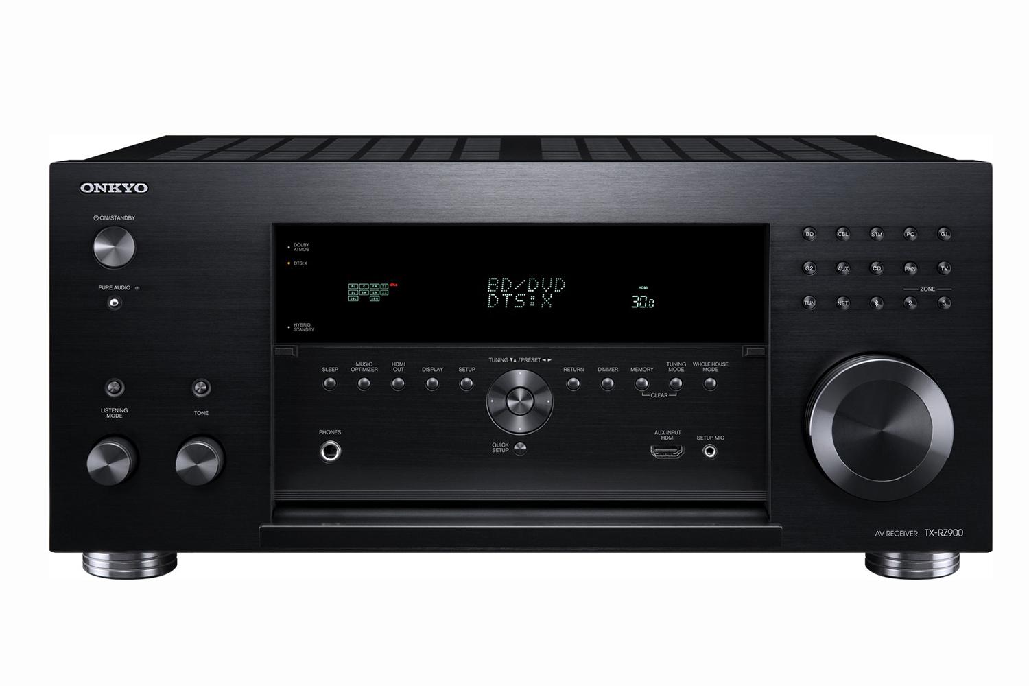 onkyo debuts tx rz900 rz800 8160 front open