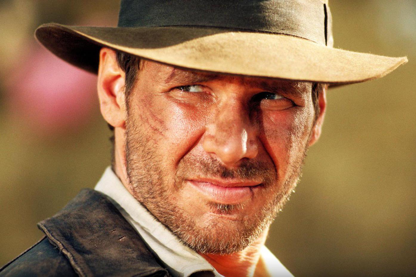 Harrison Ford in Indiana Jones and the Temple of Doom.