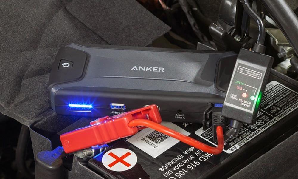 anker compact car jump starter and portable charger review feature