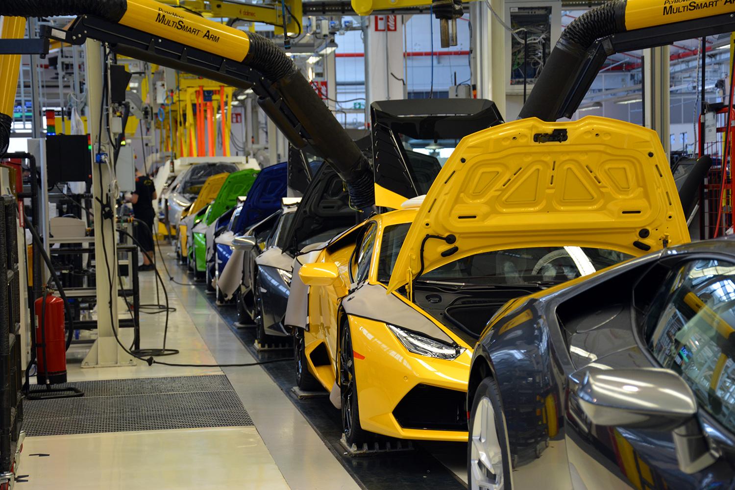 lamborghini factory tour pictures production process 0979